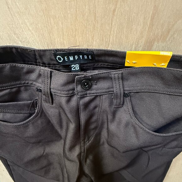 Empyre Forge Boot Cut Jeans - Brown  Size 28 - Picture 2 of 4